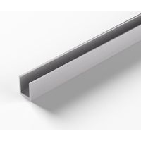 Halemeier U-Profil für GlasLine L=1500 Aluminiumprofil