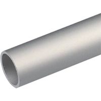 PROFILO PER FAI DA TE TIPO TONDO mm 8 x 1 - mt 1 col.argento