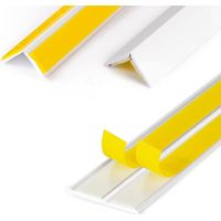 DQ-PP cornière adhésive blanche 10m 15x15mm PVC