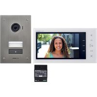 Aiphone – Kit interphone vidéo 2 fils avec écran LCD 7'' – Caméra IP54 – Vision nocturne – 130441