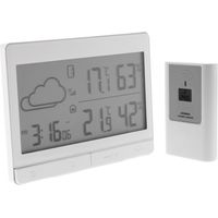 Otio – Station météo sans fil avec capteur extérieur IP44 – Affichage haute qualité – Température et humidité int/ext – 6 prévisions météo