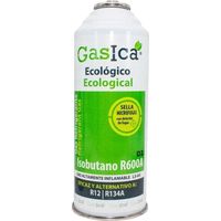Gasica D2 226g. Gas Refrigerante Orgánico Ecológico Sustituto del R12 y R134A para Recarga de Aire Acondicionado Coche y Neveras
