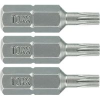 Puntas de destornillador Hanger t25 25 mm 3 unidades acero
