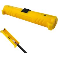 Cable Stripper Tool,Wire Strippers,Wire Strippers Electrical,1CM Stripping Diameter Portable Cable Cutter for Common Coax Cables(Yellow)