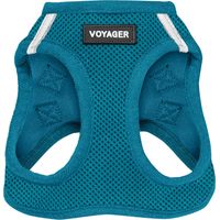 Voyager Step-In Air Hundegeschirr by Best Pet Supplies - All Weather Mesh Step in Vest Harness für kleine und mittlere Hunde, Türkis, size L - Brust 45-52 cm