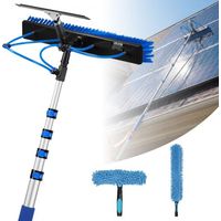 Kit Nettoyage pour Panneaux Solaires 4 6 m Brosse Télescopique