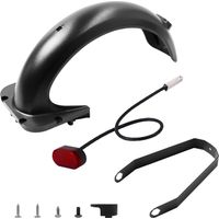 Kit de fixation de feu arrière avec capuchon en silicone pour accessoires de garde-boue arrière de scooter électrique Max G30
