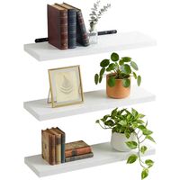 Wall Shelves, Set Of 3 Hanging Shelves For Decor