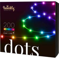 Guirlande connectée IP44 10m 200 LEDS RGB fil noir TWINKLY DOTS - TWINKLY