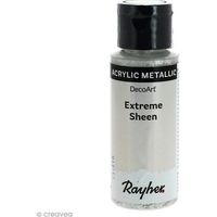 Peinture acrylique - Rayher - Extreme Sheen - 59 ml - Argenté Clair - Brillant
