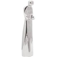 Sculpture Silver 10 x 16 x 49 cm Aluminium vidaXL