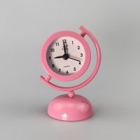 Kleiner, kreativer Wecker für Kinder (5 cm), ideal zum Schlafen, im Büro, im Schlafzimmer oder auf Reisen (rosa).