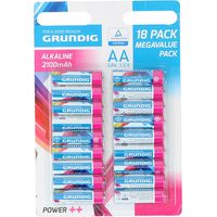 Grundig - AA/LR6 1,5V Alkaline-Batterie-Set 18-tlg.
