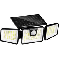 Foco solar 3 cabezales con detector 800LM FALCON