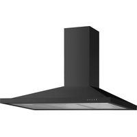 Econolux ART10942 100cm Chimney Cooker Hood Black
