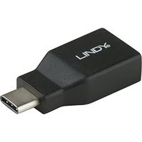 Lindy 41899 changeur de genre de câble USB 3.1-C USB 3.1-A Noir