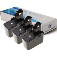 Lot de 3 batteries type 2607335032 pour Bosch 3000mAh 7.2V