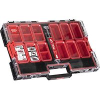 Qbrick System ONE Organizer L 2.0 impilabile 531 x 379 x 77 mm 6 l IP 66 con 10 inserti