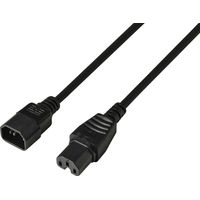 Sygonix SY-7154356 Strom Anschlusskabel Schwarz 1.80 m