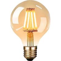 6W LED Filament Ball Bulb E27, 125 x 175mm, 2200K