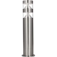 Borne extérieure LED 40cm CASTELLANE 9W - 1000lm - 3000K Inox