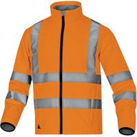 VESTE ORANGE FLUO LEGA DELTA PLUS SOFTSHELL POLYESTER 3 COUCHES LAMINÉES - LEGAOR0 48/50 (M)