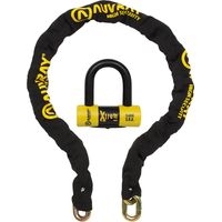 Set di catena e lucchetto Auvray xtrem mini - lunghezza 140 cm, diametro 13,5 mm (classe S.R.A.)