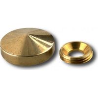 Kegel-Messing-Deckel 10 Stück