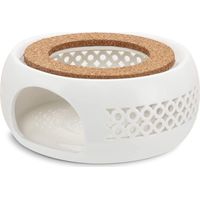 Chauffe-théière Mopoin, chauffe-thé en céramique chauffe-théière chauffe-théière creuse design sculpté chauffe-café pour garder le thé et le café au chaud type de goutte approprié