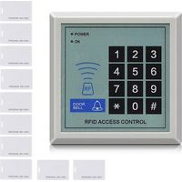 Le système de contrôle d'accès RFID comprend une carte d'accès RFID en champ proche et dix cartes d'identité.