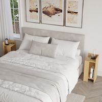 Decortie Elos Modern Bedside Table Modern Right Module - Oak / Oak