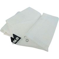 TELONE OCCHIELLATO LENO KRISTAL HAND - TRASPARENTE GR/MQ 160 MT 3X2- 2 pezzi