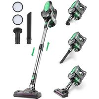 Vactidy Aspirapolvere Senza Fili V8,25KPa Scopa Elettrica Senza Fili Potente 4 in 1, Aspirapolvere Portatile Ultra-leggero, Autonomia 35 Min con Batteria Rimovibile