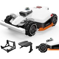 MAMMOTION LUBA 3 AWD 3000 Robot Tosaerba senza Cavo Perimetrale, fino a 3000 m², con supporto di lavaggio e garage per tosaerba