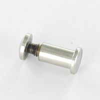 Vis Relieur M4 Laiton nickelé Pour Serrage 6 à 10-100 pièces