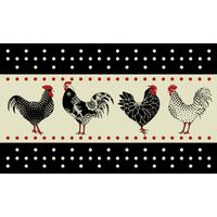 TAPIS VELVET POULE 1 45X75 MERCURY D1121-3
