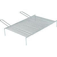 Grillrost, Stahlgitter mit Füßen, hohe Qualität "Made in Italy". -60 x 33 cm