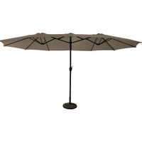 Parasol doble 2,7 x 4,6 m LINAI color topo