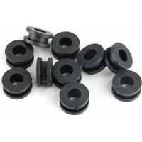 Rondelles en caoutchouc pour moto - Paquet de 10 rondelles en caoutchouc pour motos Calibre 8mm