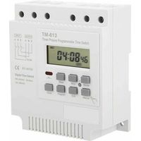 Minuterie Programable - Minuteur 380V TM-613 Commutateur de minuterie pour moteur triphasé