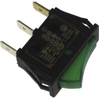 Universeel - interrupteur 16a 3 contacts vert - - 8022917990337