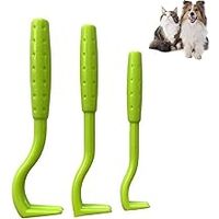 3 Pièces Pince à Tiques,Tire Tique,Crochet à Tiques,Pièges à Tiques,Anti-Tique,Accessoires Anti Tiques,pour Chiens,Chats et Autres Animaux(Vert)