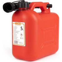 Tanica de Polietileno 5L Ribimex Hohe Widerstandsfähigkeit Ideal für die Lagerung devon Flüssigkeiten Praktisch und langlebig Häusliche und industrielle Verwendung