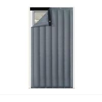 Rideau de Porte d'entree Thermique Isolant Anti Froid 70x200cm, Rideau Phonique Porte, Panneau Imperméable avec Oeillets, Rideau de Porte Épaississant d'hiver, pour Chambre Climatisée