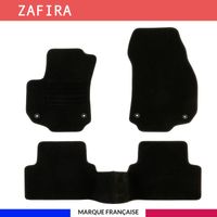 Tapis de voiture - Sur Mesure pour ZAFIRA 2 (2005 - 2014) - 3 pièces - Tapis de sol antidérapant pour automobile