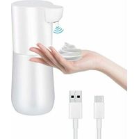 Automatischer Seifenspender - 600 ml, USB-aufladbar, IPX5 wasserdicht für Küche und Bad.