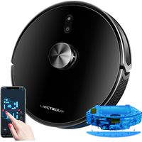 Liectroux X6 Staubsauger-Waschroboter, 6500Pa Saugkraft, LiDAR Laser Navigation, Trocken- und Nass-Combo, APP-Steuerung, Intelligente Objektvermeidung, Turbo Boosting Teppichreinigung, 5 JAHRE GARANTI