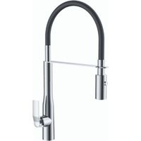 PAINI Addict mezclador de cocina caño alto cromado extraíble