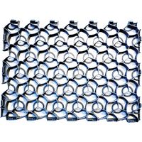 Dalle alvéolée pour gazon et gravier – 80 x 60 x 4 cm en plastique – Stabilise surfaces extérieures – Allées carrossables et zones de stationnement