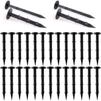 100pcs Ground Anchor Pegs for Garden Fleece Fabric - Extra Strong Ground Hooks - Weed Control - Ground Protection Film - Ground Stake - Netting